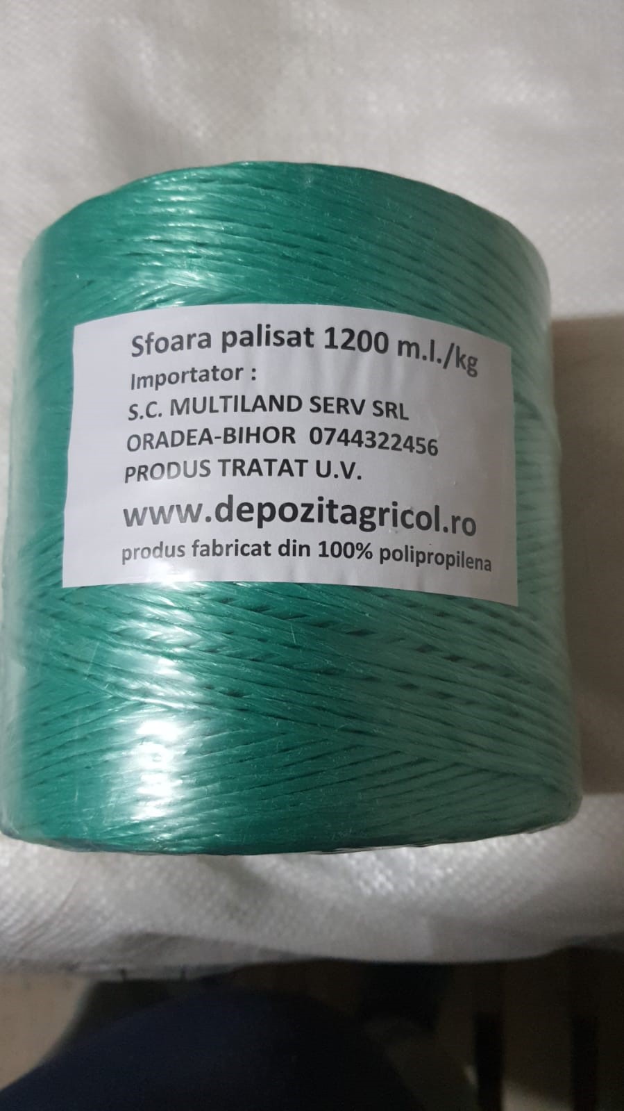 Sfoara palisat polipropilena